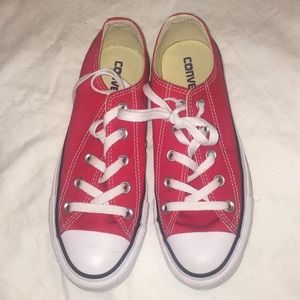 Brand New (Tried on once) Red Converse Low Top